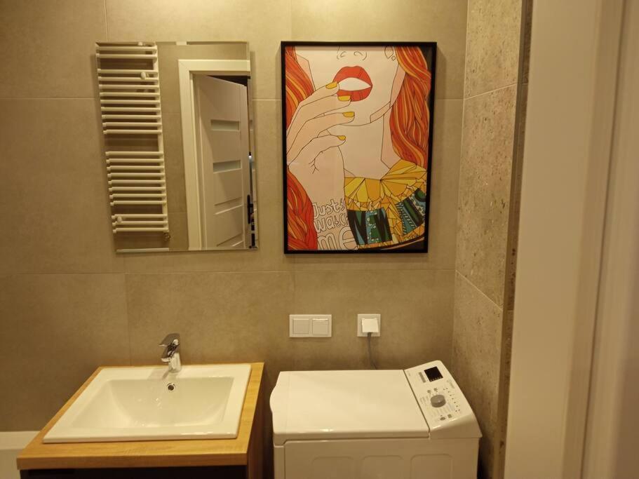 Apartament Nowa Stocznia กดัญสก์ ภายนอก รูปภาพ